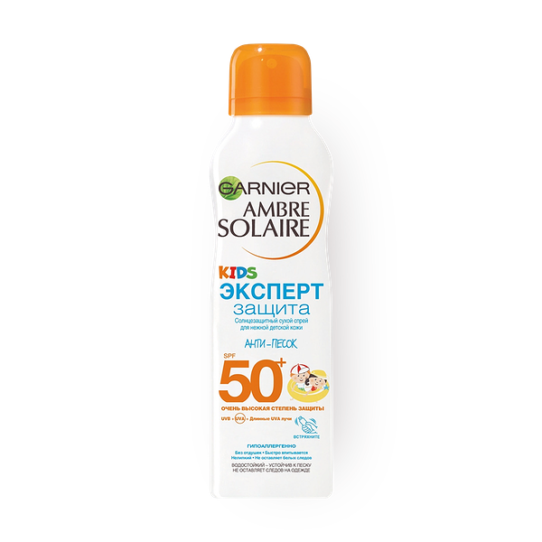 Спрей солнцезащитный Garnier анти-песок SPF50
