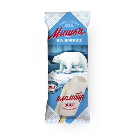 Мороженое «Мишка на полюсе» эскимо