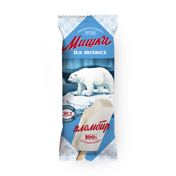 Мороженое «Мишка на полюсе» эскимо