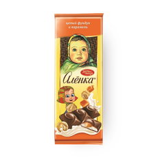 Шоколад Алёнка целый фундук и карамель