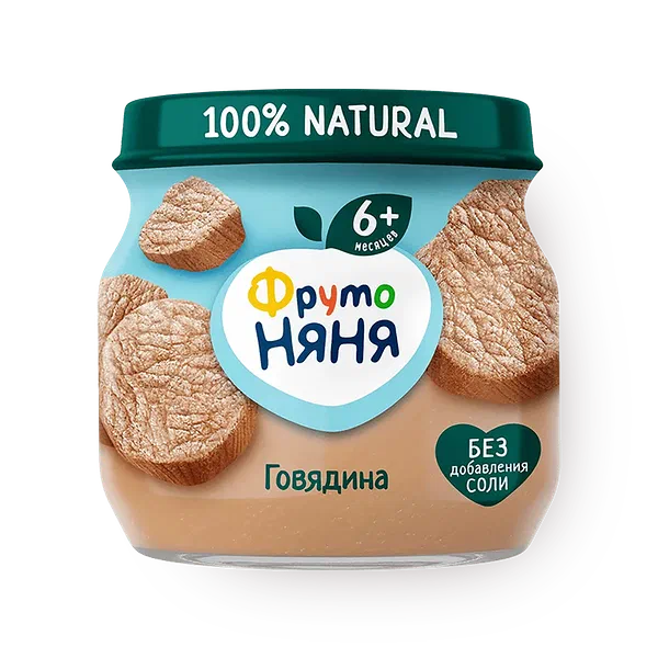 Мясное пюре «Фрутоняня» говядина