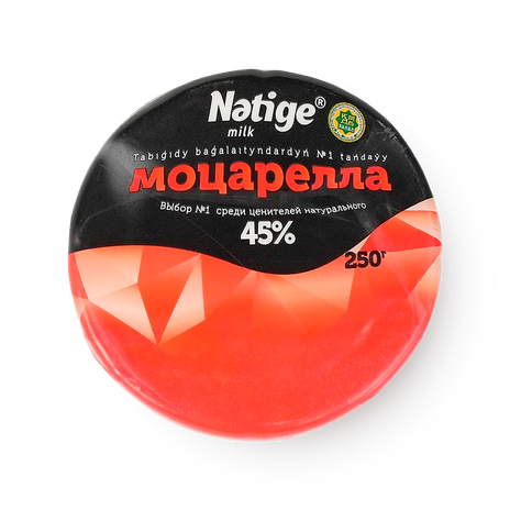 Сыр полутвёрдый Моцарелла Natige 45%