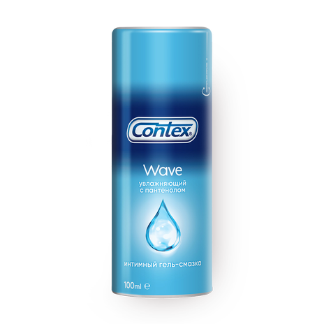 Интимный гель-смазка Contex Wave увлажняющий с пантенолом