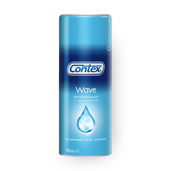 Интимный гель-смазка Contex Wave увлажняющий с пантенолом