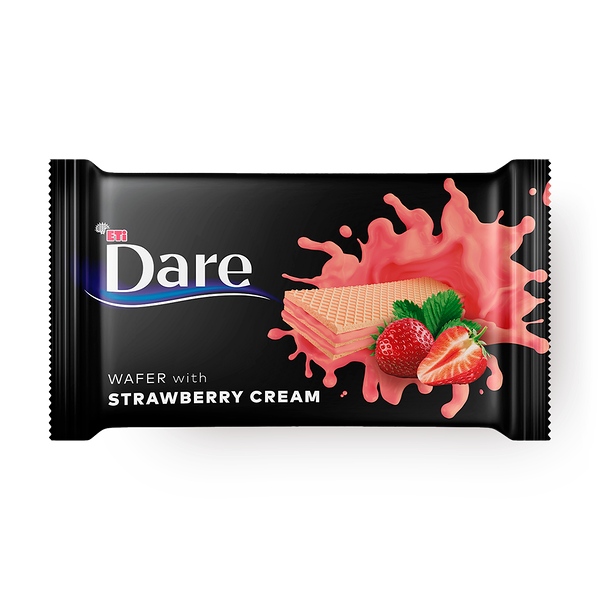 Вафли Dare с клубникой