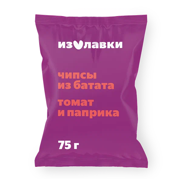 Чипсы из батата «Из Лавки» с томатом и паприкой