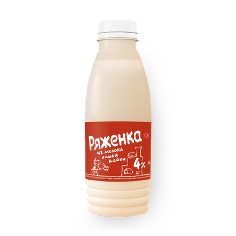 Ряженка 4% «Из молока нашей дойки»