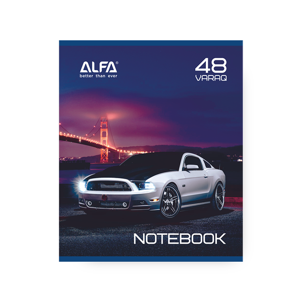 Тетрадь в линейку Alfa 48 листов