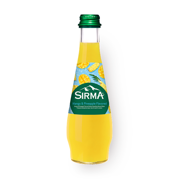 Вода минеральная Sirma манго и ананас газированная