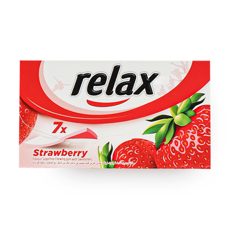 Жевательная резинка Relax клубника