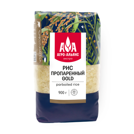 Рис пропаренный «Агро-альянс» Gold
