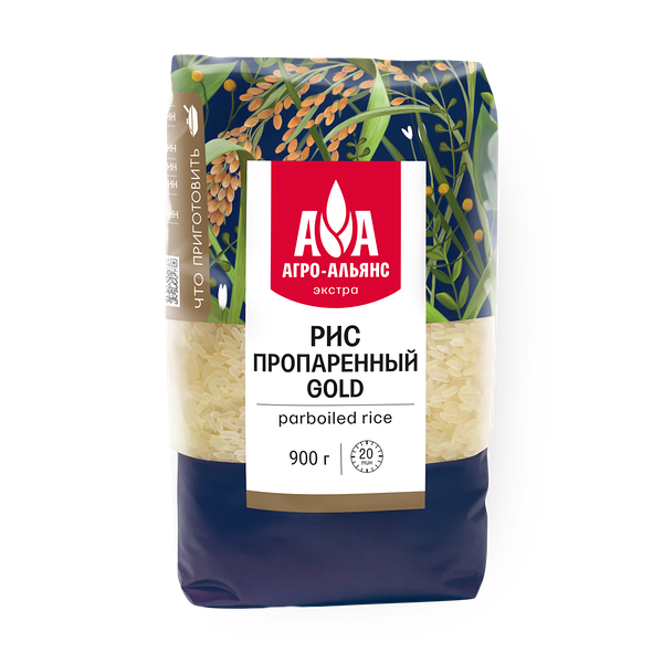 Рис пропаренный «Агро-альянс» Gold