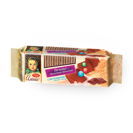 Печенье «Алёнка» молочный шоколад