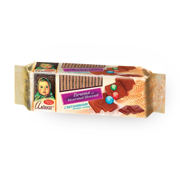 Печенье «Алёнка» молочный шоколад