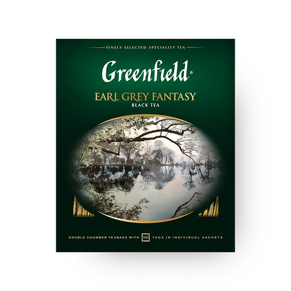 Чай чёрный Greenfield Earl Grey Fantasy в пакетиках