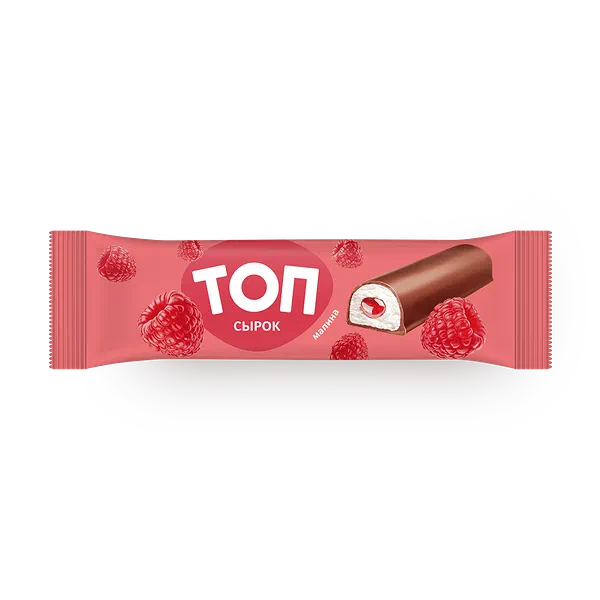 Сырок творожный «Топ» с малиной