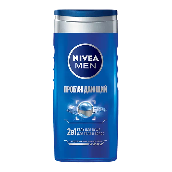 Гель для душа 2 в 1 Nivea Men Пробуждающий