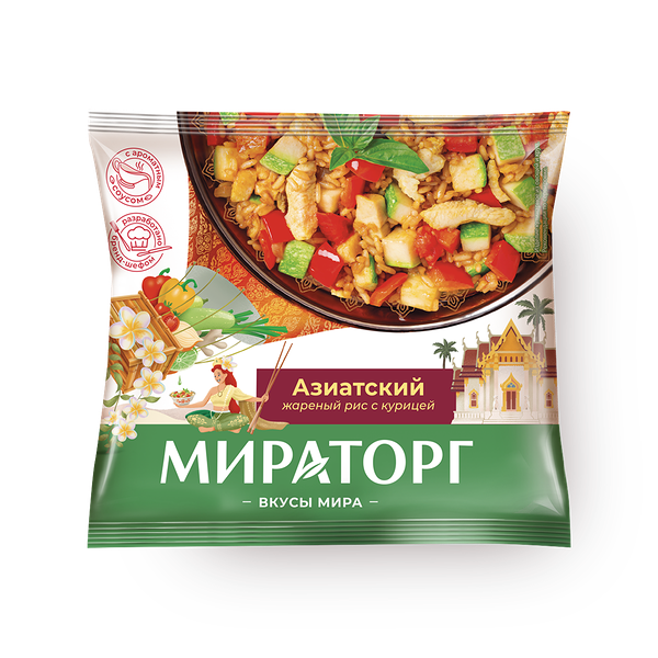 Азиатский жареный рис с курицей