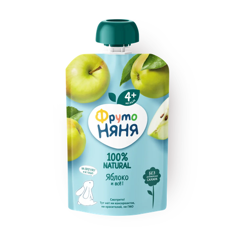 Пюре «ФрутоНяня» яблоко с 4 месяцев