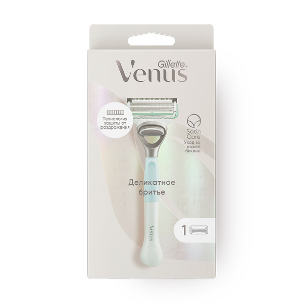 Станок бритвенный Gillette Venus Satin Care + 1 лезвие