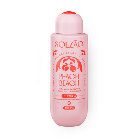 Гель-уход для душа Solzao Peach Beach с экстрактом персика