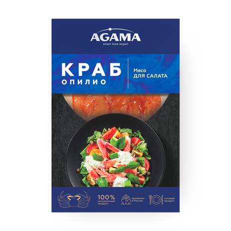 Краб Опилио Smart Food Agama салатное мясо