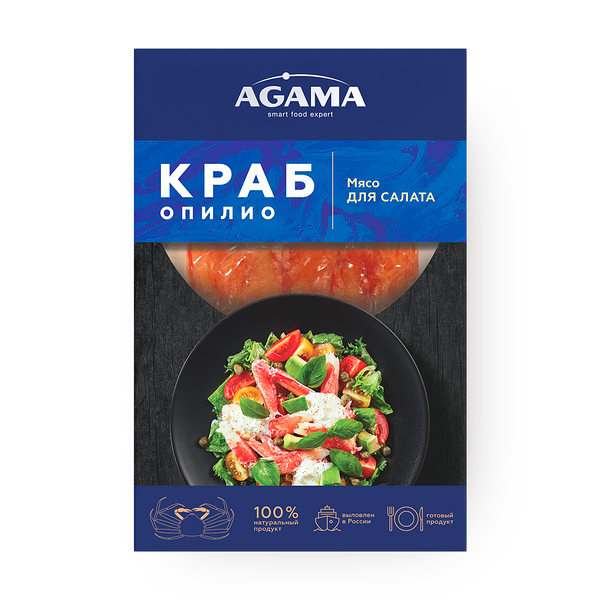 Краб Опилио Smart Food Agama салатное мясо