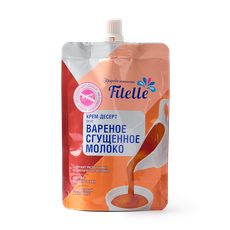 Крем-десерт Молоко сгущённое варёное Fitelle без сахара, 100 г — купить ...