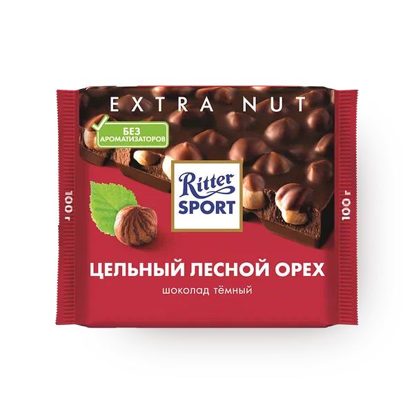 Шоколад тёмный Ritter Sport Лесной орех