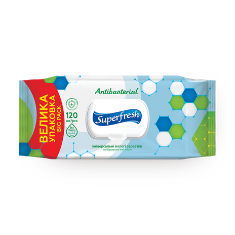Влажные салфетки Superfresh Antibacterial
