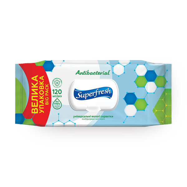Влажные салфетки Superfresh Antibacterial
