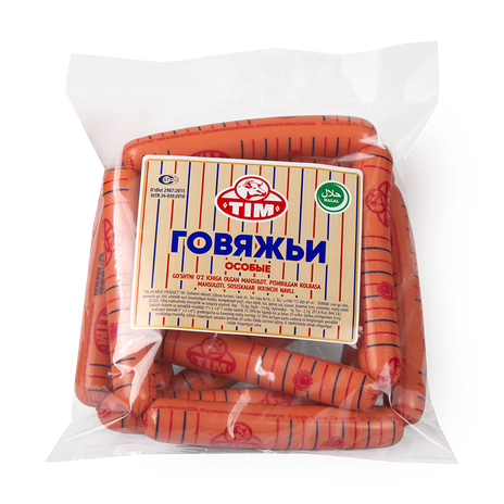 Сосиски говяжьи Tim Радуга