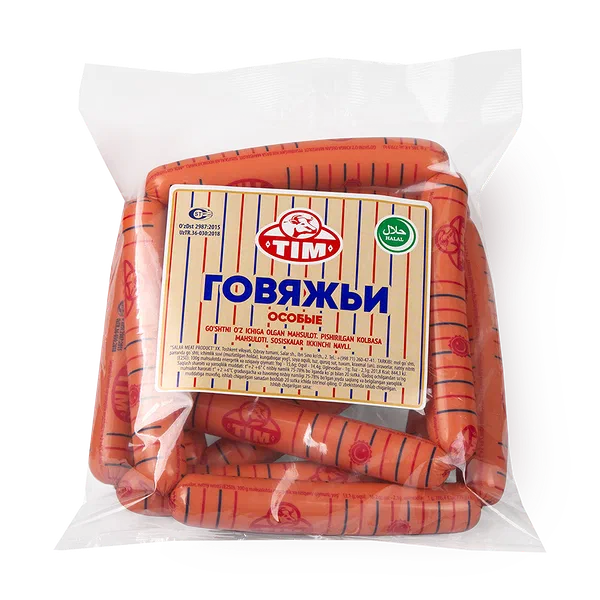 Сосиски говяжьи Tim Радуга