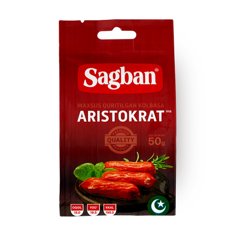 Колбаса полукопчёная Аристократ Sagban