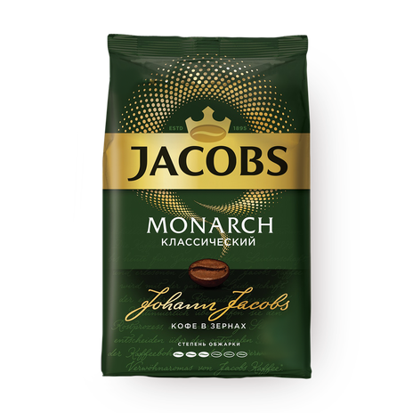 Кофе в зёрнах Jacobs Monarch Классический