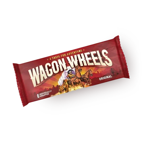 Печенье бисквит Wagon Wheels Original суфле - 4 шт.