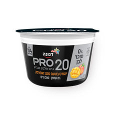 Danone Pro no sugar peach mango
