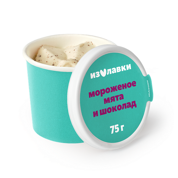 Мороженое «Из Лавки» мята с шоколадом