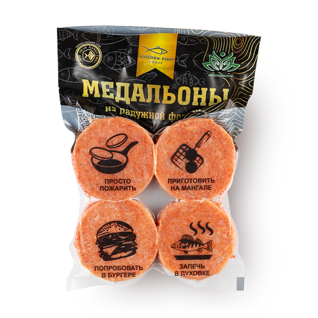 Медальоны из радужной форели Golden Fish