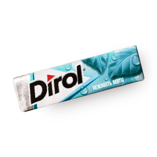 Жевательная резинка Dirol нежность мяты