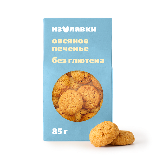 Печенье овсяное «Из Лавки» классическое без сахара и глютена