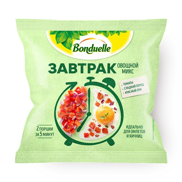 Овощной микс для завтрака с томатами Bonduelle