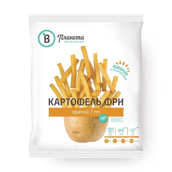 Картофель фри «Планета витаминов» замороженный