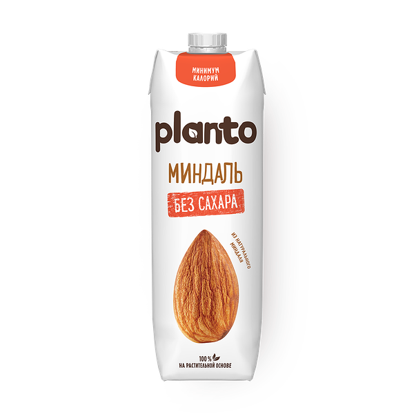 Напиток миндальный Planto без сахара 1,2%