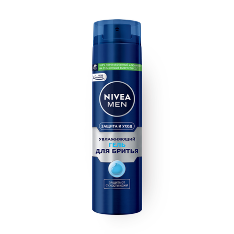Гель для бритья Nivea Men Защита и уход увлажняющий