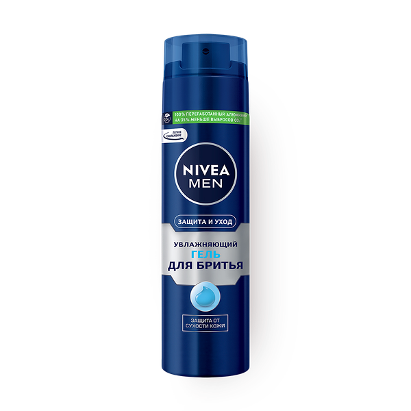 Гель для бритья Nivea Men Защита и уход увлажняющий