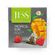 Чай зелёный Tess Tropical Sun манго-клубника в пирамидках