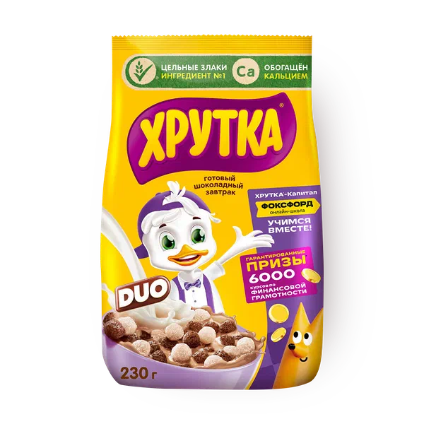 Готовый завтрак шарики «Хрутка» Дуо