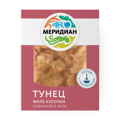 Тунец желтопёрый «Меридиан» отварной в желе