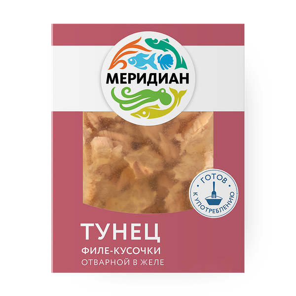 Тунец желтопёрый «Меридиан» отварной в желе